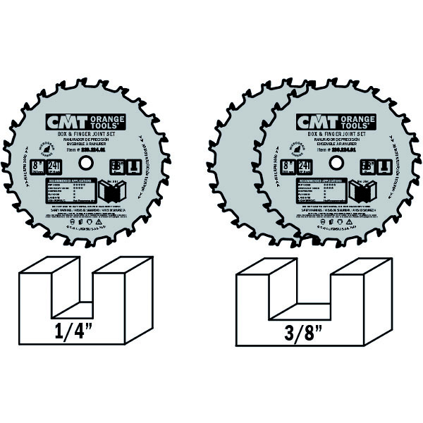 Box and finger joint set